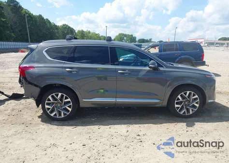 2023 Hyundai Santa Fe Calligraphy from USA, damaged, VIN 5NMS54ALXPH633514